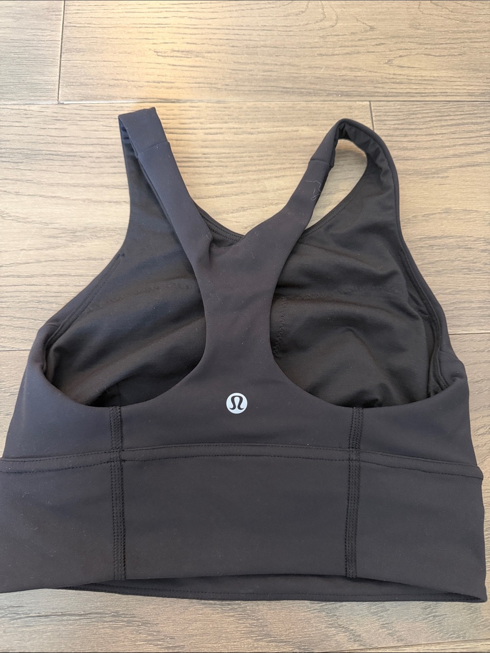 lululemon athletica Black Racerback Longline Sports Bra